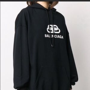 Balenciaga oversized hoodie womens S